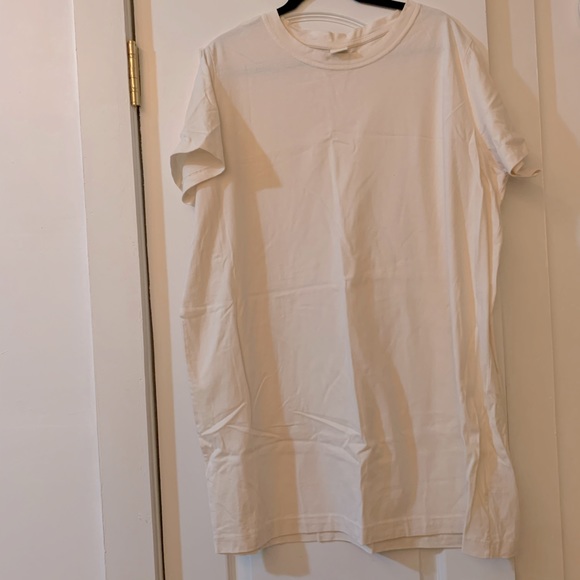 oversized cotton t shirt dress